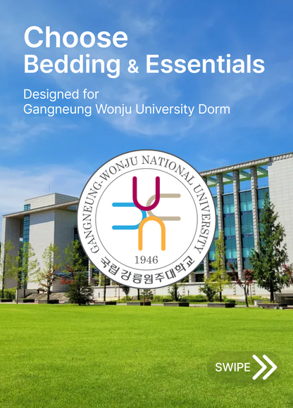 Bedding & Living Kit for Gangenung-Wonju University