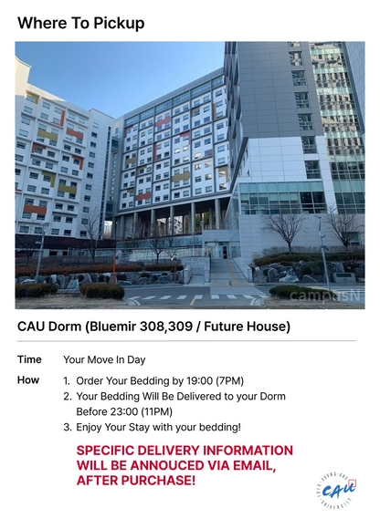 Express Bedding Delivery for Chung-Ang University